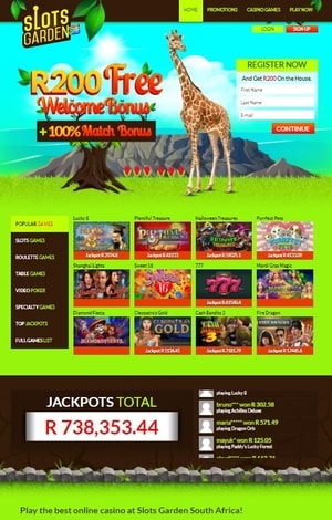 Slots Garden Casino Review